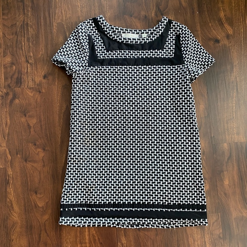 Anthropologie Postmark Basketweave Mod Tunic Dress